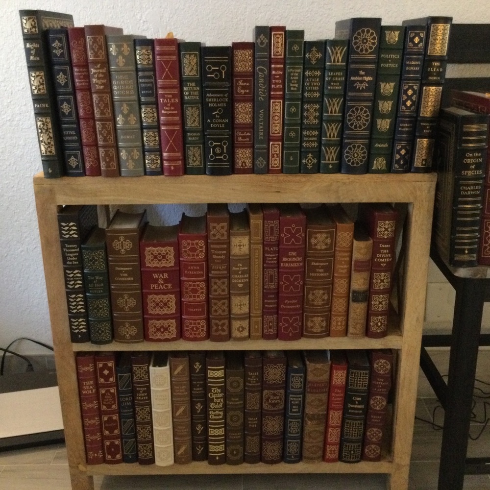 Classic Leather-Bound Book Set